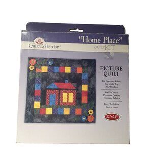 The Quilt Collection Quilt Kit Picture Quilt House Pattern 22"x 24" w/ Supplies
